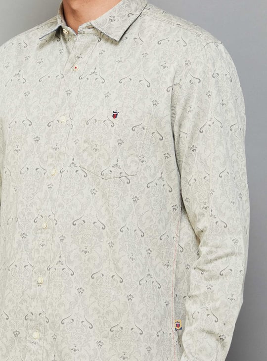 LP JEANS Printed Slim Fit Shirt
