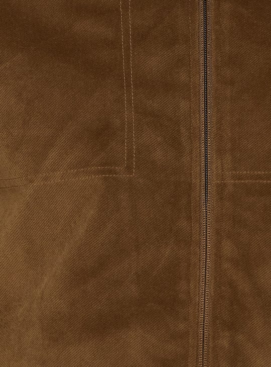 ALLEN SOLLY Textured Windcheater Jacket