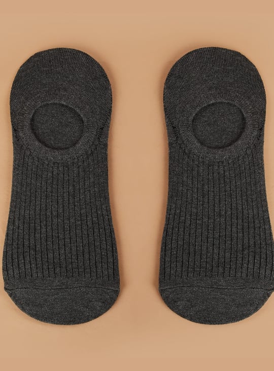 CODE Patterned No-Show Socks - Pack of 5