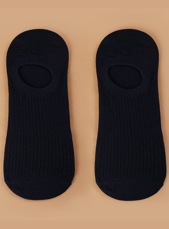 CODE Patterned No-Show Socks - Pack of 5