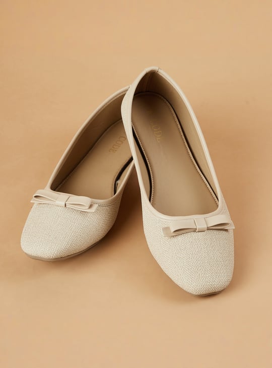 CODE Textured Ballerinas