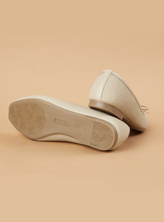 CODE Textured Ballerinas