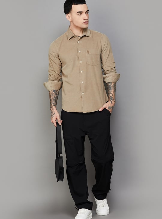 US POLO ASSN Solid Regular Shirt
