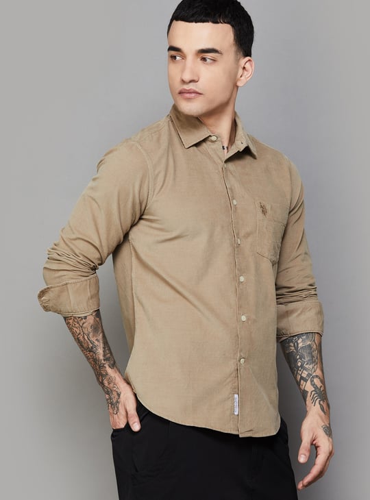US POLO ASSN Solid Regular Shirt