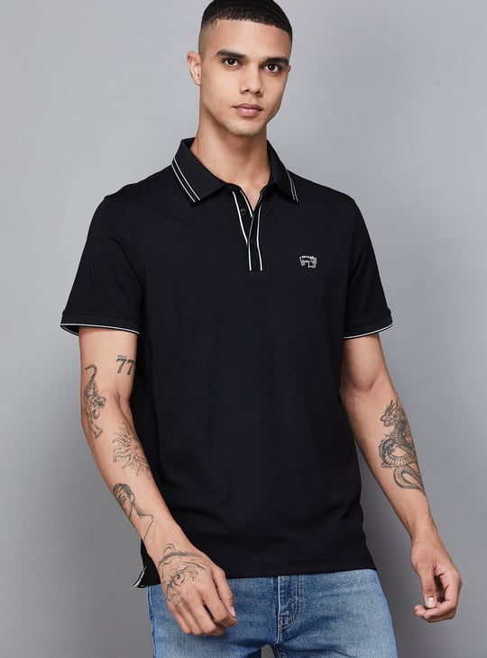 SPYKAR Solid Polo T-shirt - Image 1