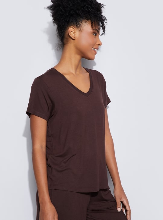 GINGER Solid Lounge T-shirt