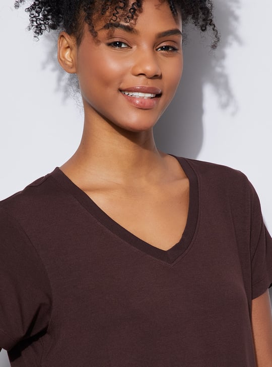 GINGER Solid Lounge T-shirt