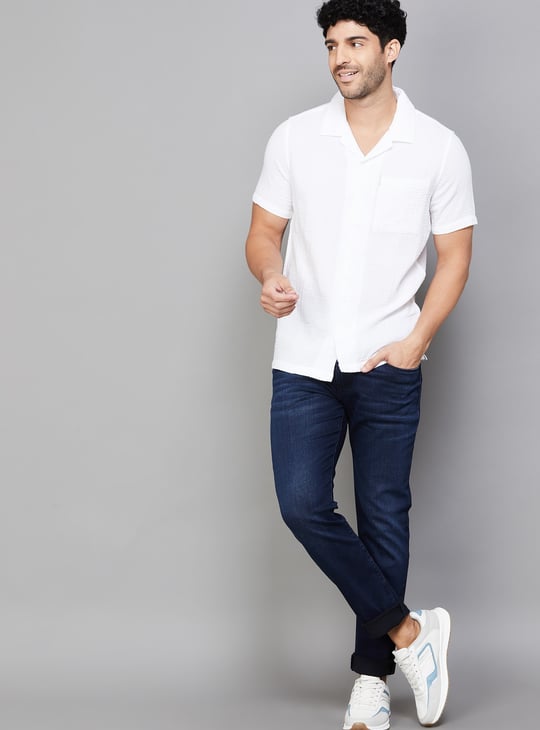 UNITED COLORS OF BENETTON Textured Shirt