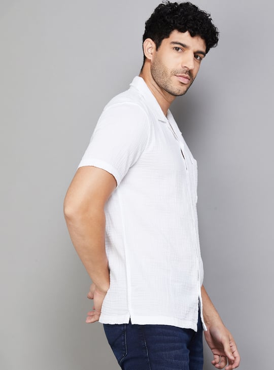UNITED COLORS OF BENETTON Textured Shirt