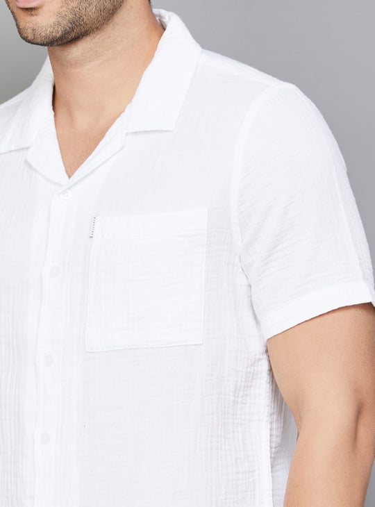 UNITED COLORS OF BENETTON Textured Shirt