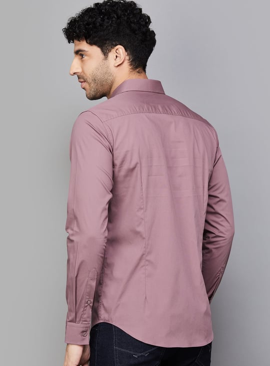 UNITED COLORS OF BENETTON Solid Slim Fit Shirt