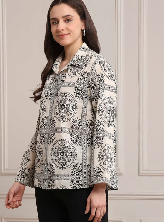 BIBA Printed Straight Short Kurta