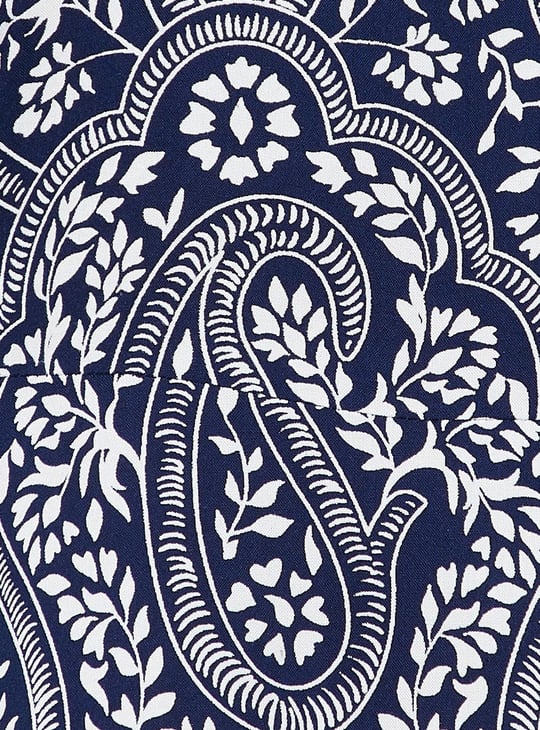 FAME FOREVER Paisley Print A-line Dress