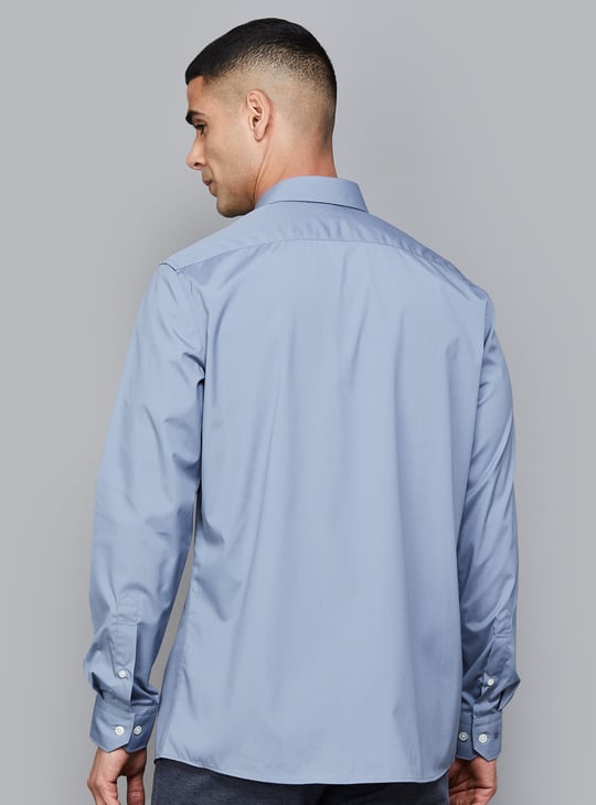 LOUIS PHILIPPE Solid Classic Fit Formal Shirt