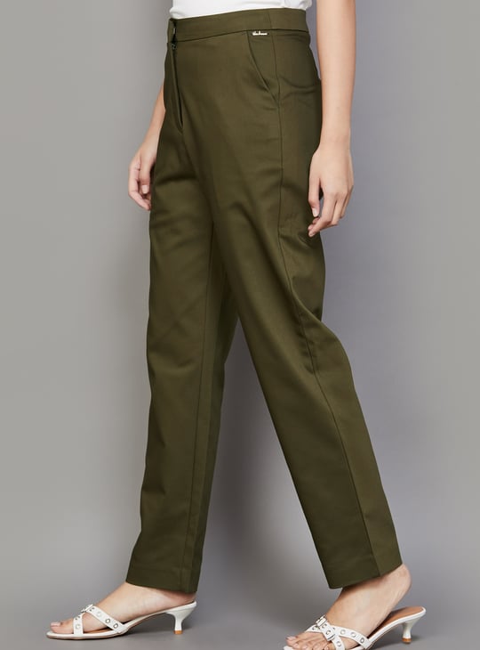 VAN HEUSEN Solid Trousers