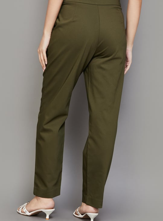 VAN HEUSEN Solid Trousers
