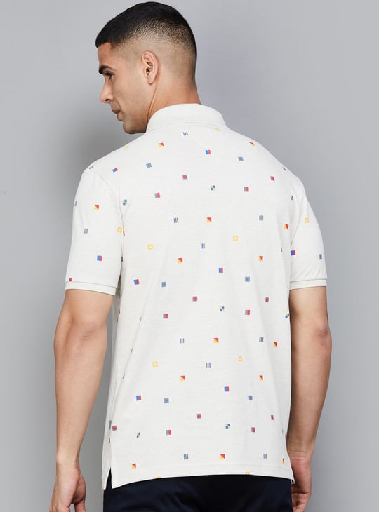 FAHRENHEIT Printed Polo T-shirt