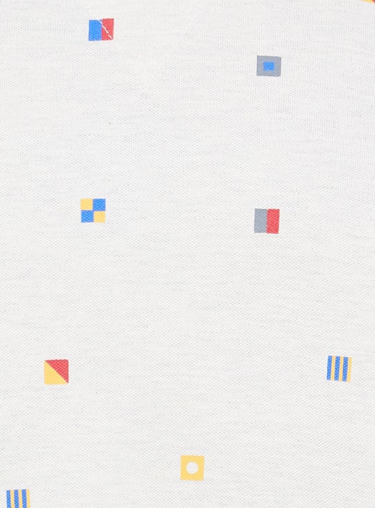 FAHRENHEIT Printed Polo T-shirt