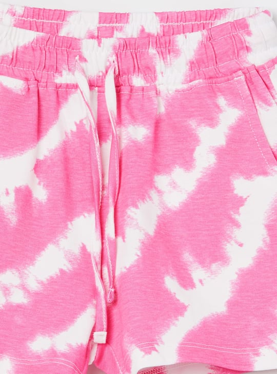 FAME FOREVER Girls Tie & Dye Shorts