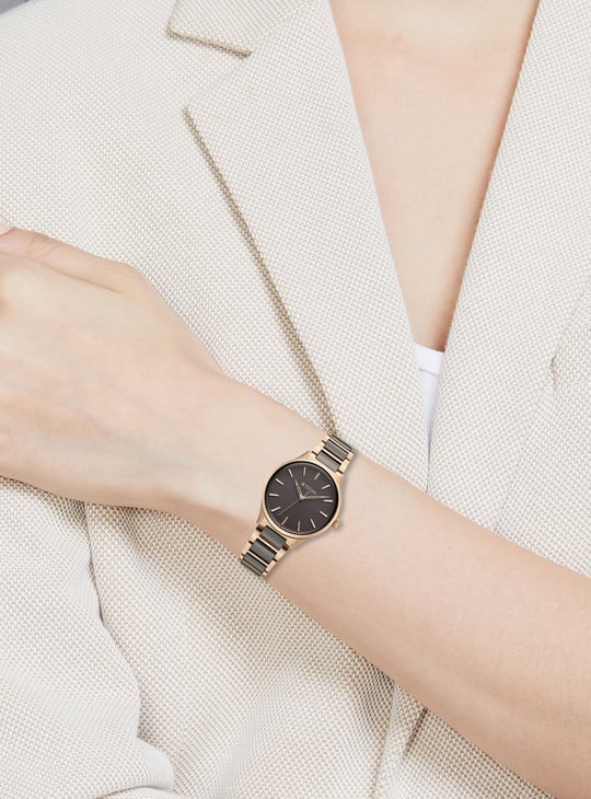 TITAN Wkwr Work Essentials Ceramic & Metal Analog Watch - 95379KD01