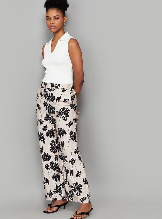 VERO MODA Printed Trousers