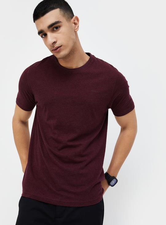 BOSSINI Men Solid Slim Fit T-shirt - Main Image