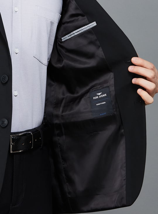 Park Avenue Coat Company PARK AVENUE Men Solid Single-Breasted