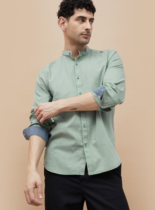 ARROW Solid Regular Fit Formal Shirt | Grey