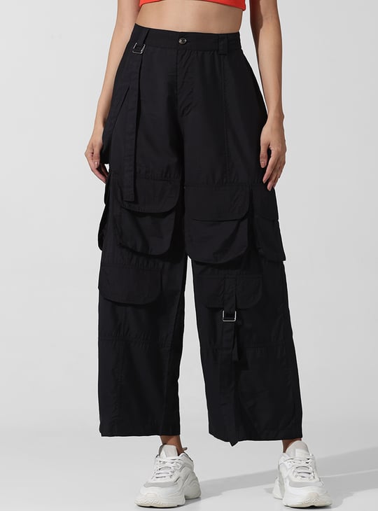 KAJA UTILITY TROUSERS BLACK KAJA UTILITY TROUSERS BLACK