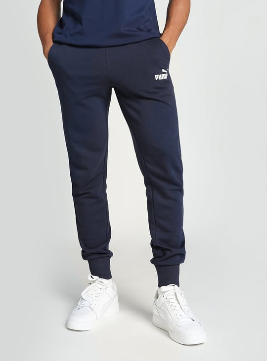 Mens blue puma joggers sale