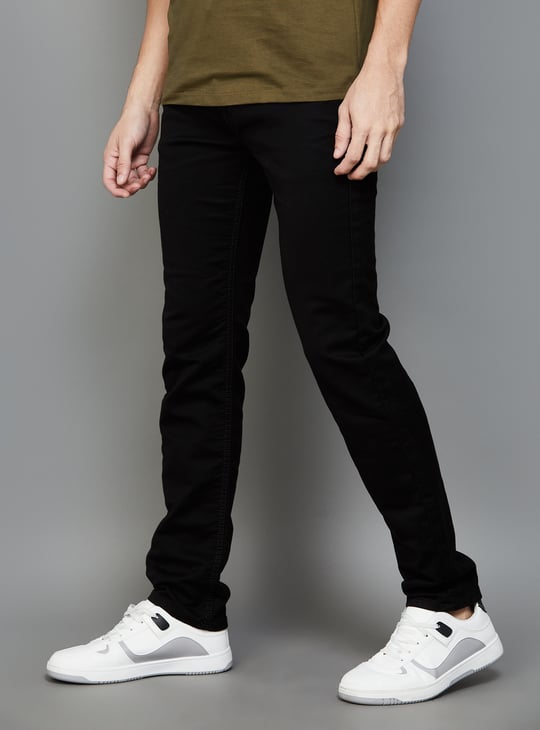 Celana Jeans Skinny Jeans Shop KILLER Men Solid Slim Fit Jeans