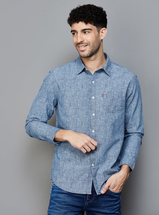 Levi's men's printed casual shirt hotsell