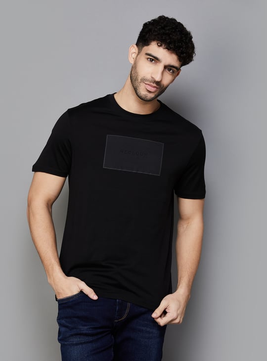 LEVI'S Men Printed Regular Fit T-shirt Black