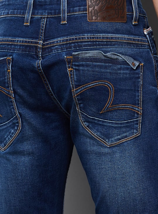 SPYKAR Men Distressed Skinny Fit Jeans