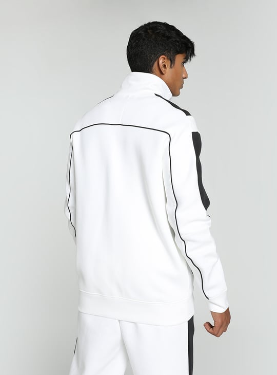 PUMA x BMW M Motorsport Printed Zip Through Sweatshirt | White