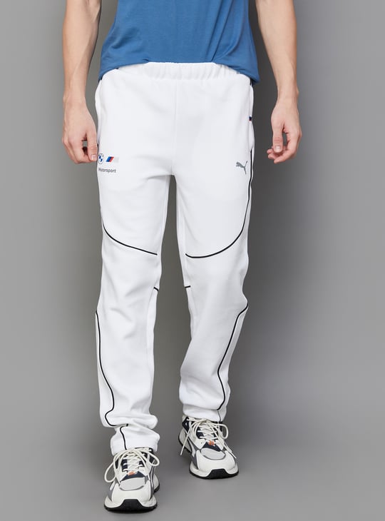 PUMA x BMW Motorsport Men Solid Track Pants White