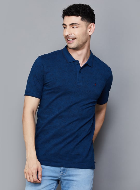 LP JEANS Printed Polo T-shirt