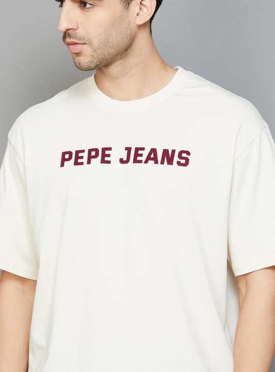 Mode Jeune Casual T-shirt Pepe Jeans Bain Manches Courtes 100