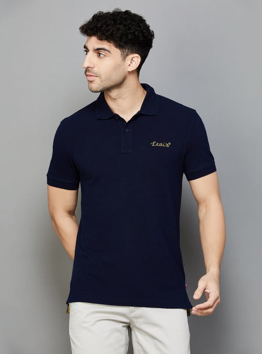 LEVI'S Men Solid Polo T-shirt