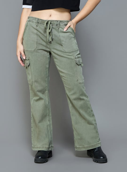 AMERICAN EAGLE Cargo Pants Green