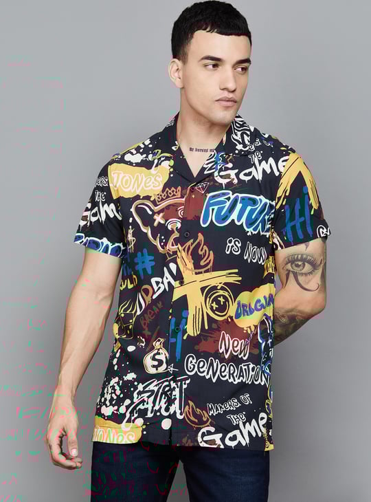 JACK JONES Graphic Print Shirt