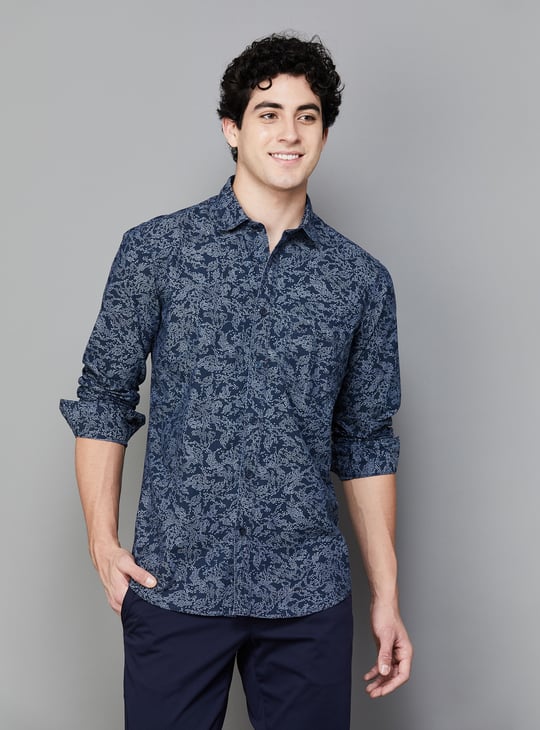 COLORPLUS Printed Regular Fit Casual Shirt