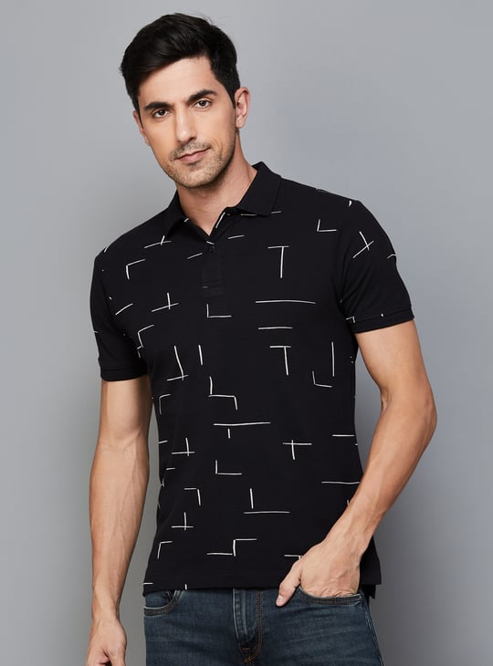 BEING HUMAN Printed Polo T shirt