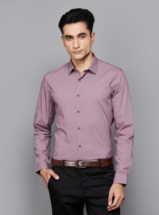 LOUIS PHILIPPE Printed Super Slim Fit Formal Shirt