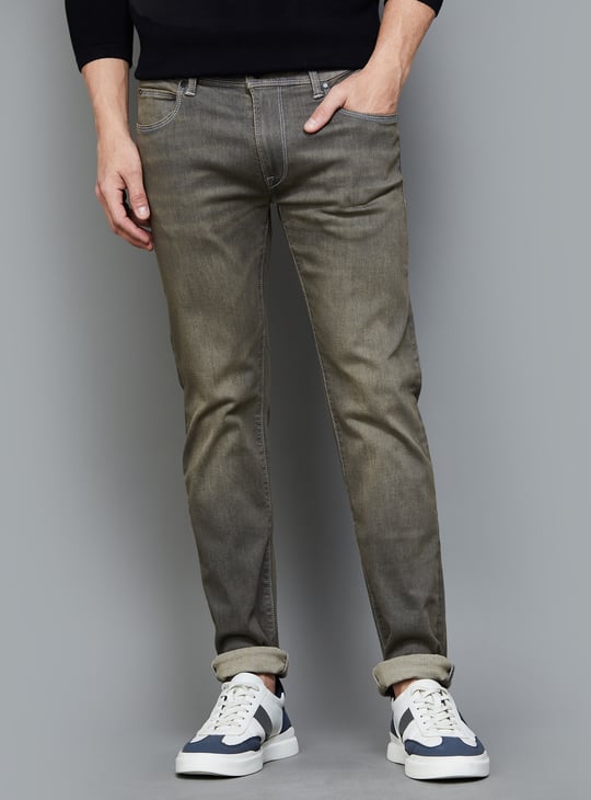 PEPE JEANS Washed Vapour Jeans (Skinny) Grey