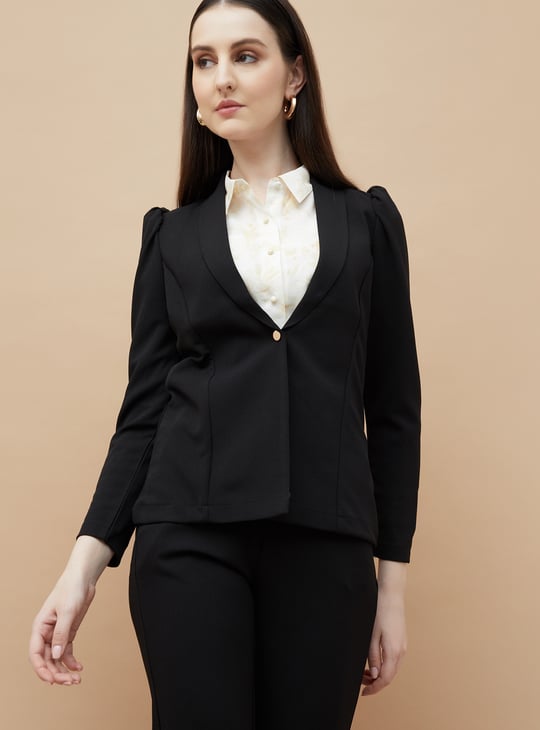 Shirt Black Blazer Size 22 Fitted Blazer Dress Next Ladies Black Blazer  Black Single Breasted Blazer