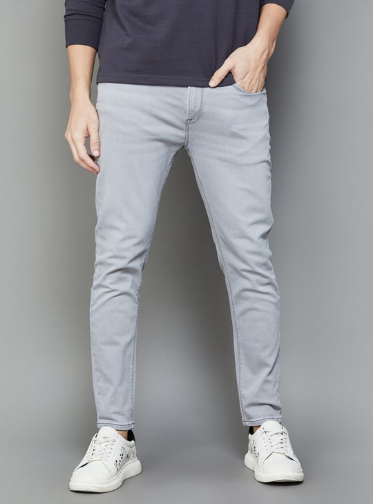 PEPE JEANS Lightwashed Super Skinny Jeans Grey
