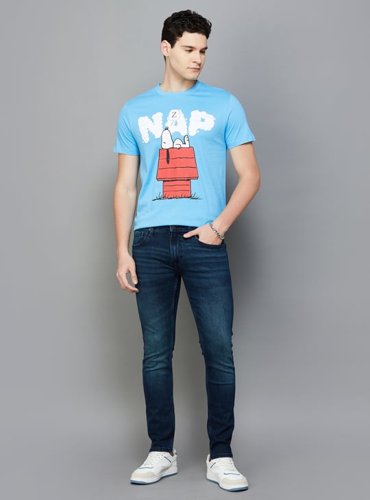 PEPE JEANS Washed Daniel Jeans (Slim Tapered ) | Blue