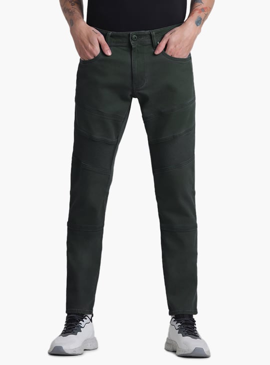 JACK JONES Panelled Simon Jeans (Anti-Fit) Green