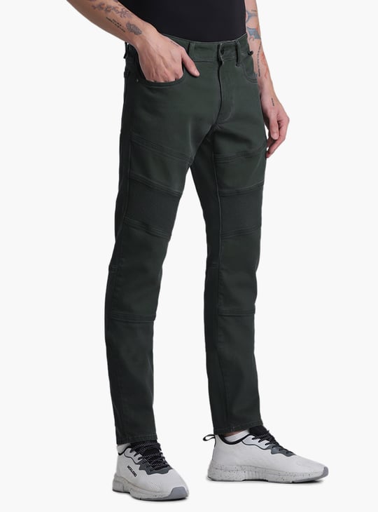 JACK JONES Panelled Simon Jeans (Anti-Fit) Green